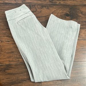 Express gray with white pin stripe dress pants